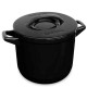 Panela Caçarola de Cerâmica Duo+ 24Cm Alta 7.0 L Ceraflame Preto