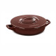 Caçarola Cerâmica Duo+ Buffet 28Cm 2.5L Ceraflame Chocolate