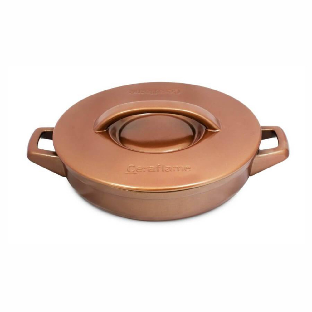 Caçarola Cerâmica Duo+ Buffet 28Cm 2.5L Ceraflame Cobre