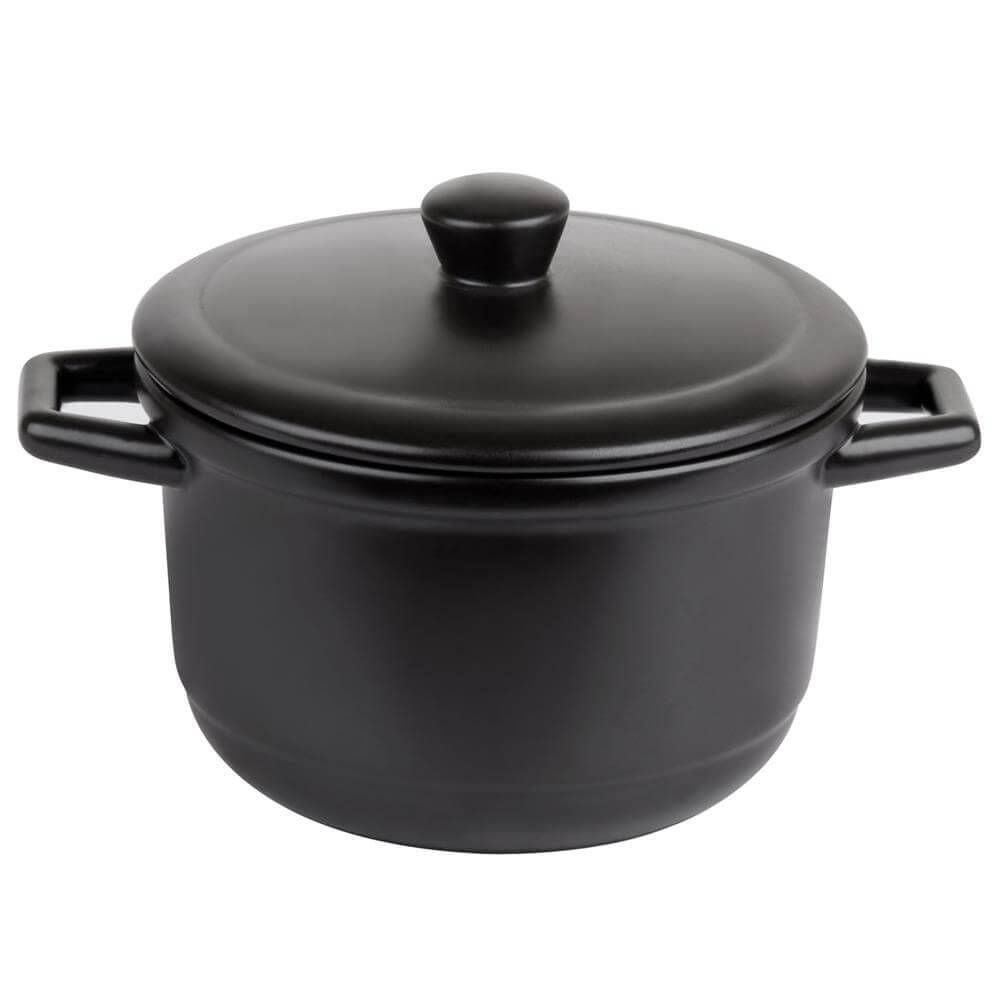 Caçarola Cerâmica Mini Cocotte 13Cm 0.5L Ceraflame Preto