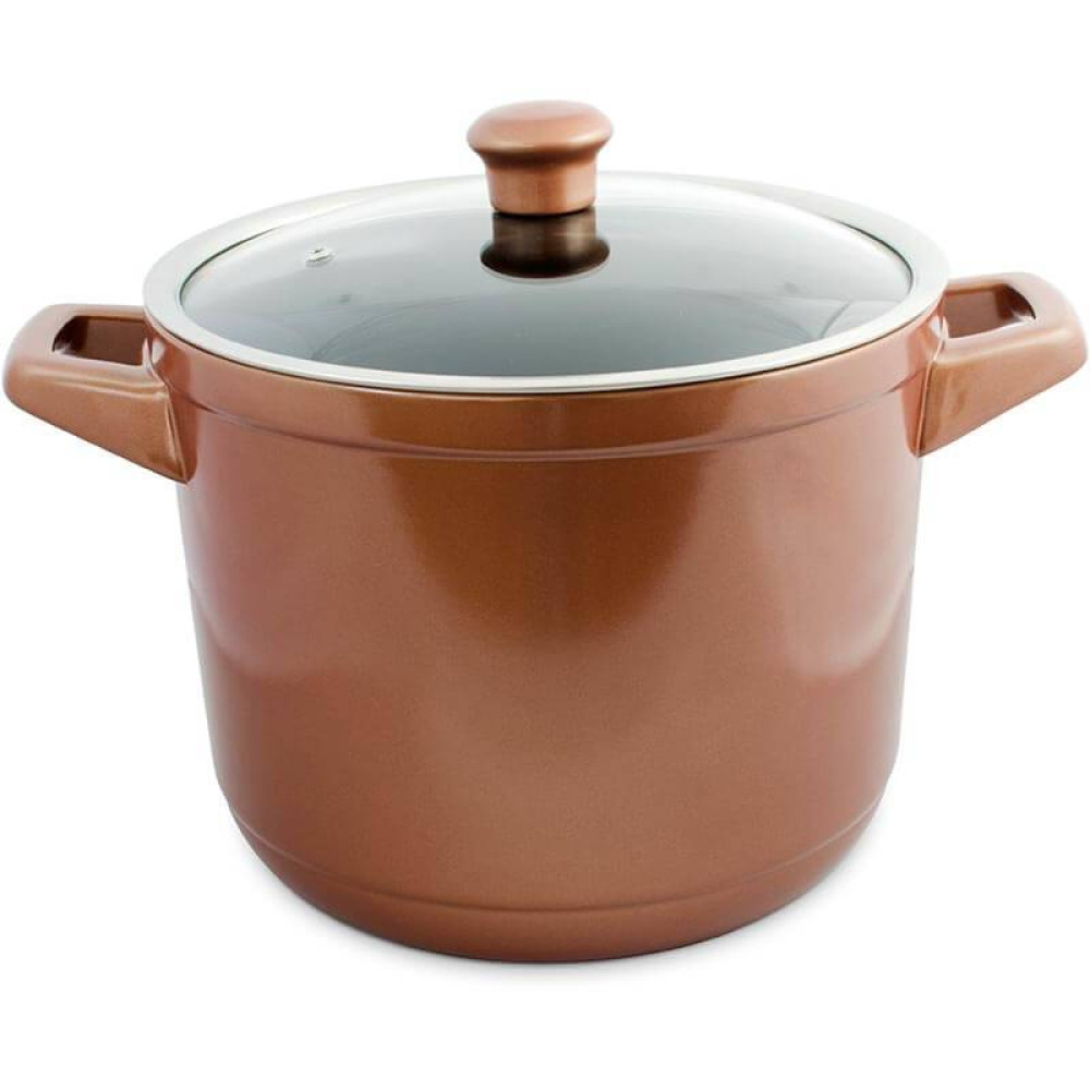 Panela Caçarola de Cerâmica Duo 24 Cm Alta Ceraflame Cobre