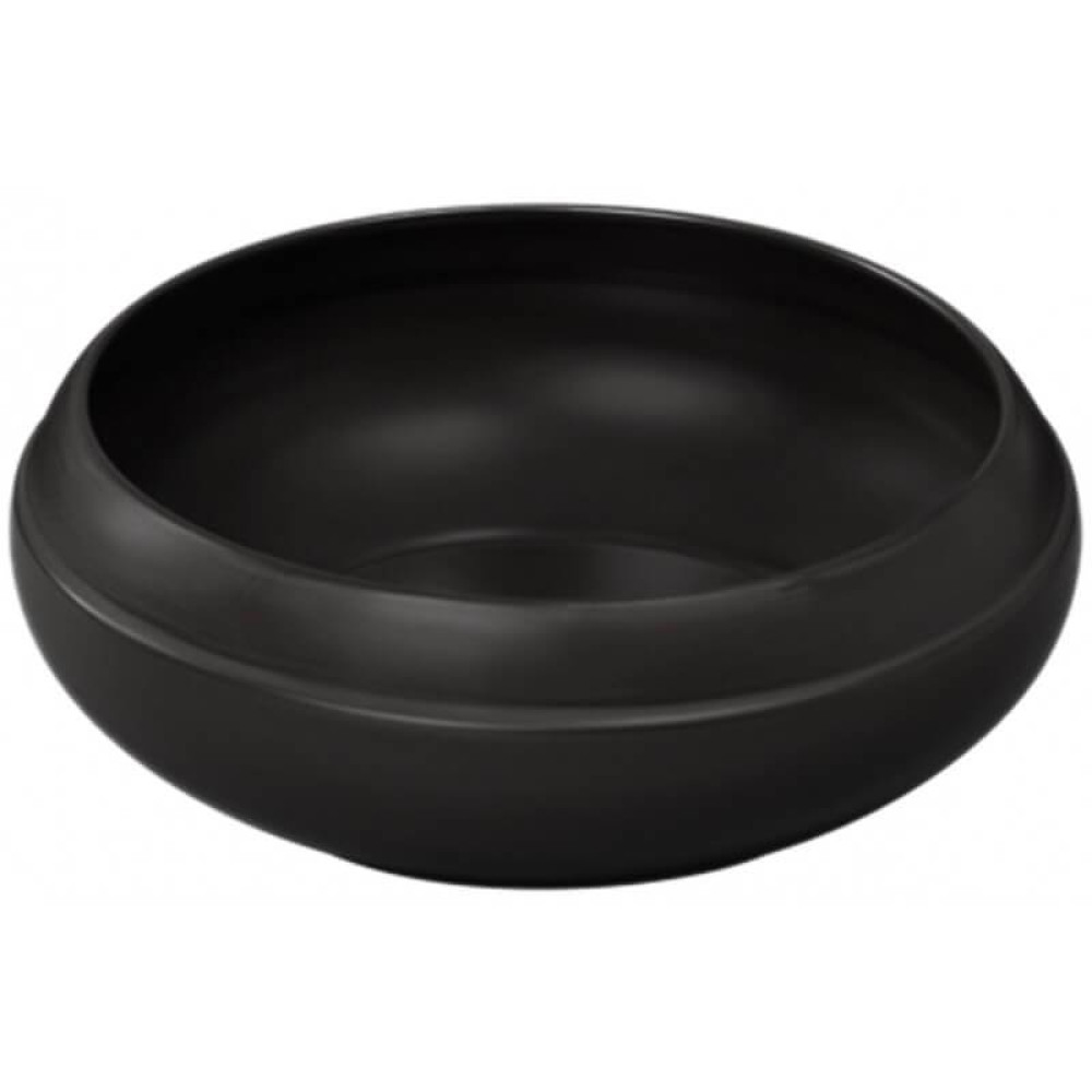 Travessa Redonda Cerâmica 20Cm 2.3L Ceraflame Preto