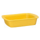 Assadeira Retangular 1,0L Cerâmica 23X18Cm Mondoceram Amarelo