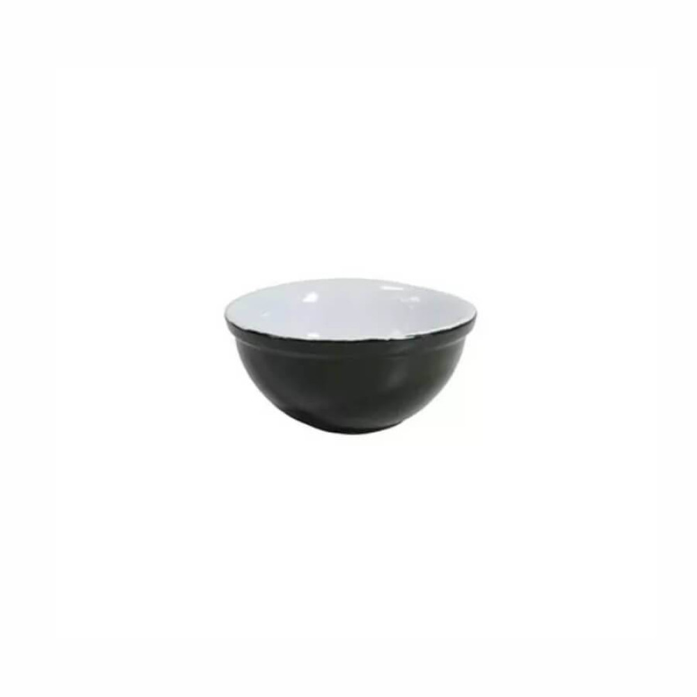 Bowl Cerâmica 8Cm Snack 100Ml Preto Mondoceram