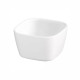 Tigela Quadrada 6 Cm Cerâmica 50Ml Mondoceram Branco