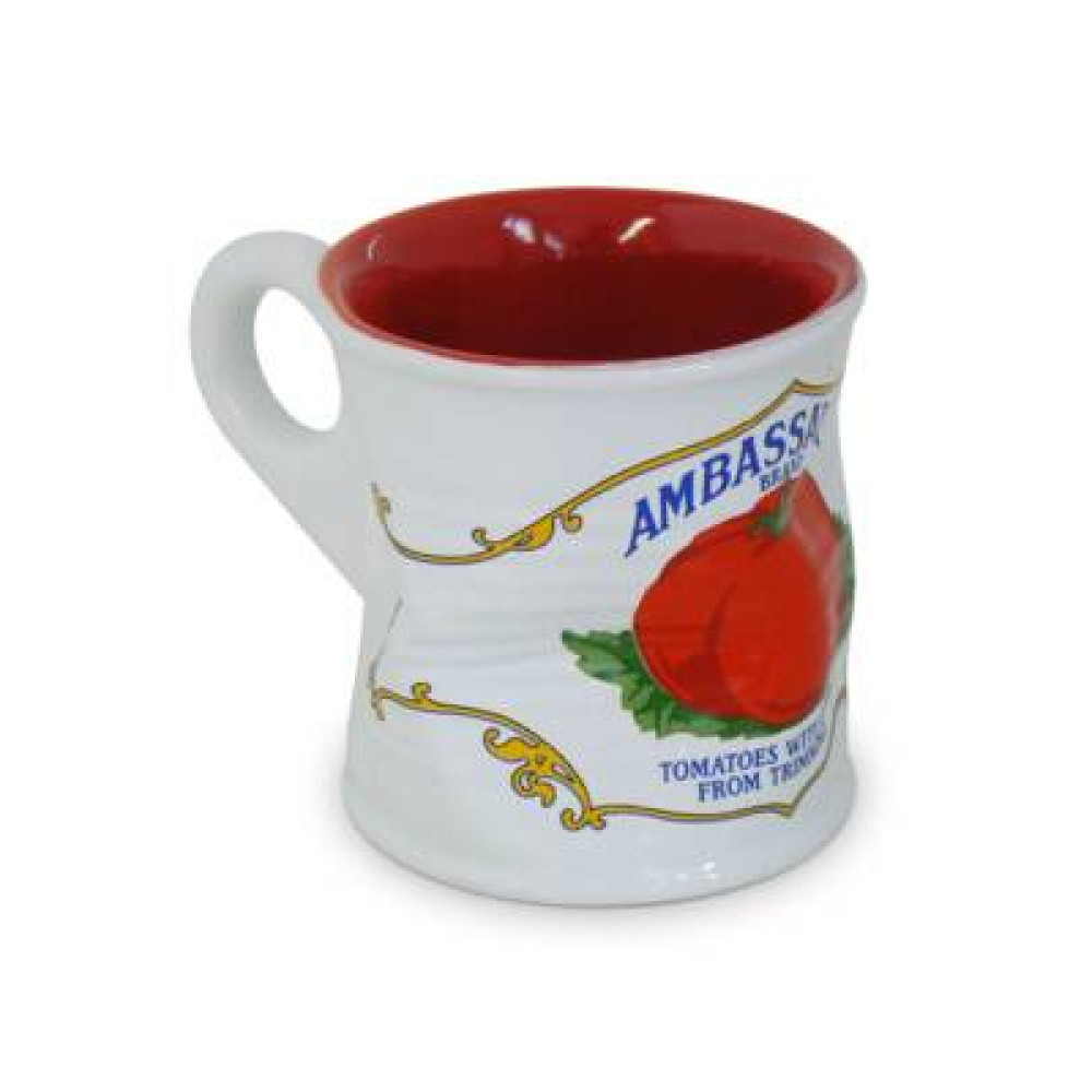 Caneca Amassada Cafezinho 70Ml Ambassador Vermelho Mondoceram