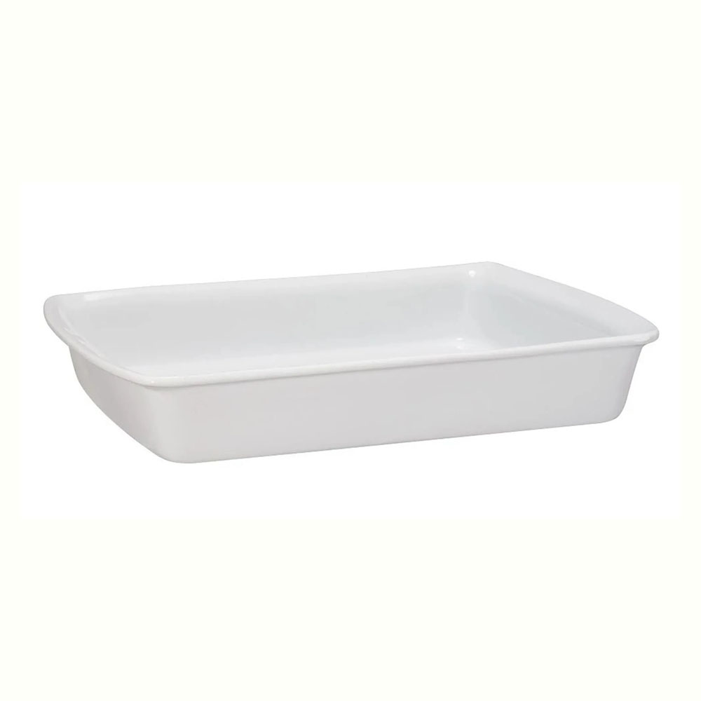 Assadeira Retangular de Cerâmica 25X42Cm Mondoceram Branco