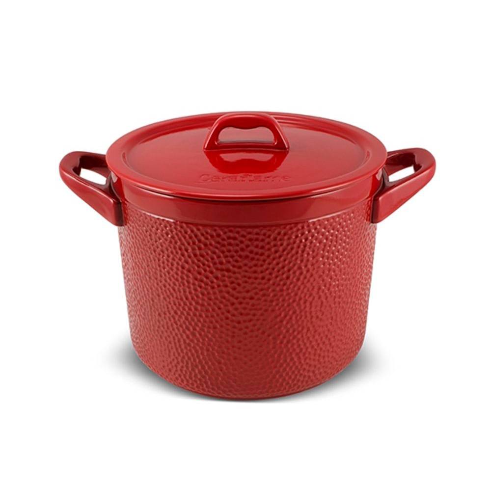 Caçarola Alta Cerâmica Martelada 24 Cm 7500 Ml Ceraflame Pomodoro