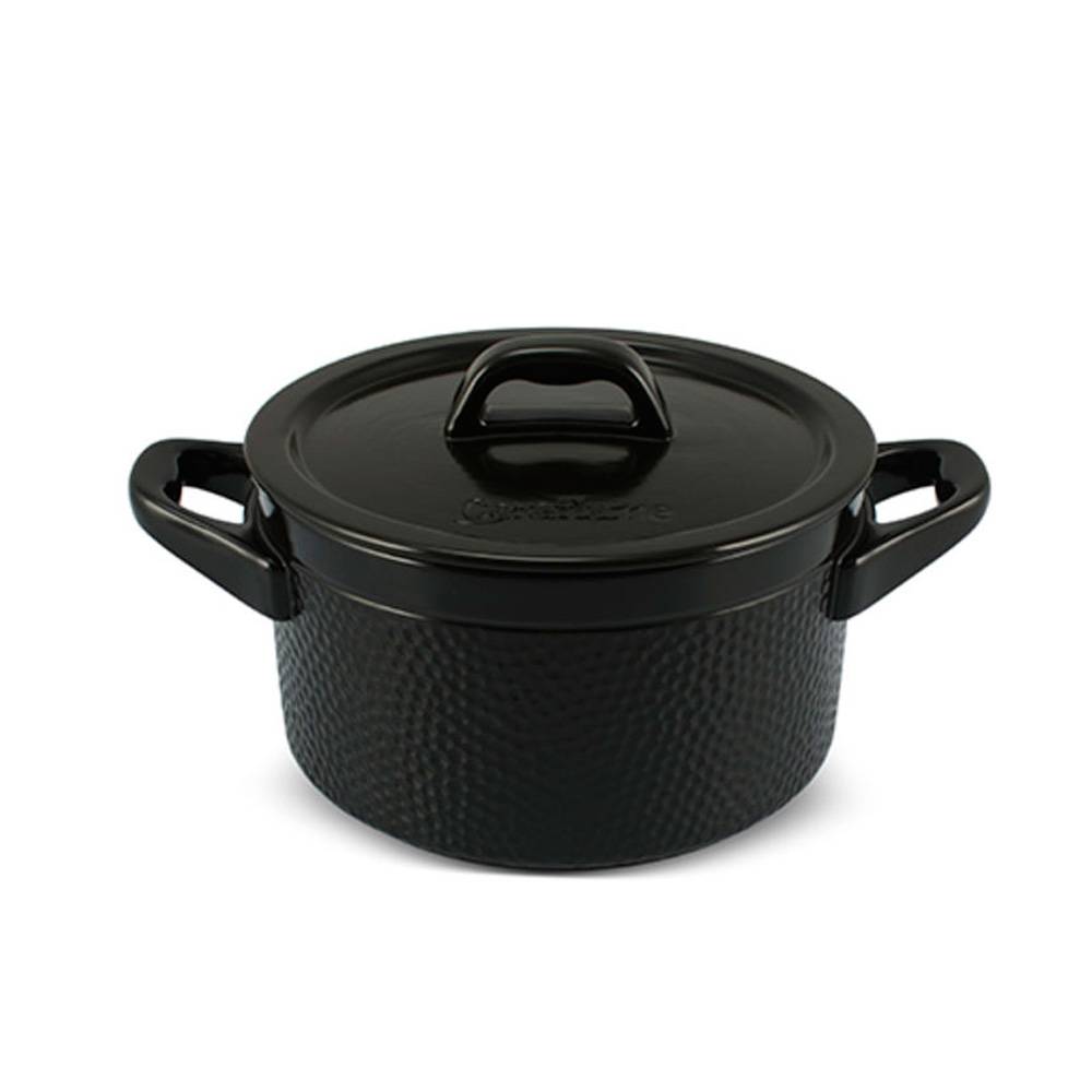 Caçarola de Cerâmica Martelada 20Cm 3.1L Ceraflame Preto