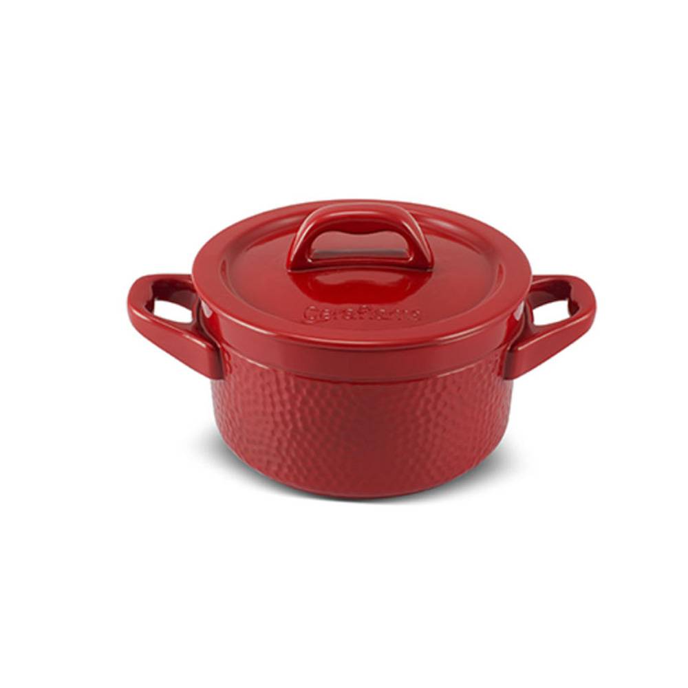 Panela Caçarola de Cerâmica Martelada 18Cm Ceraflame Pomodoro