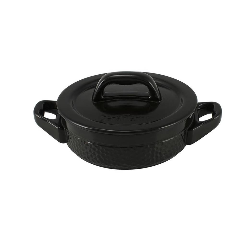 Caçarola Baixa Martelada 14Cm Preto 500Ml - Ceraflame