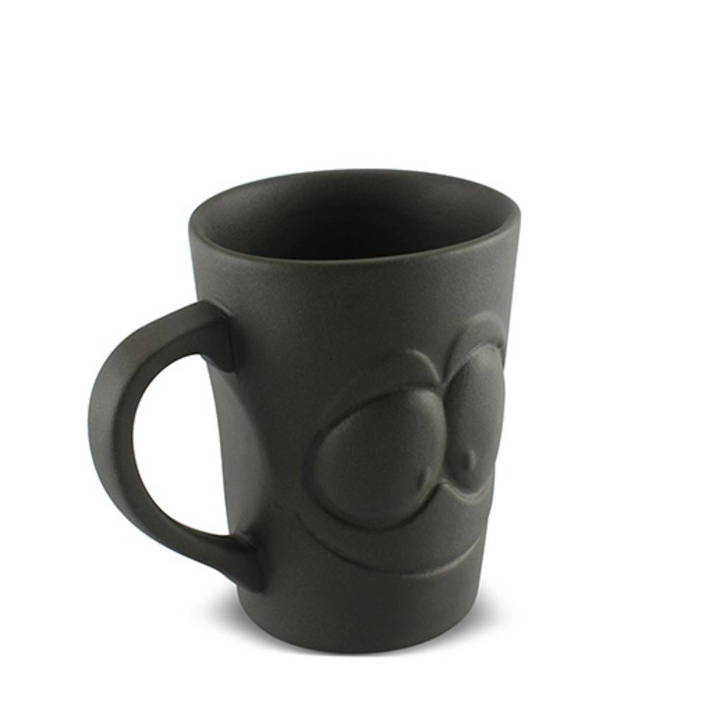 Caneca 70Ml Zé Rostress Cerâmica Grafite Mondoceram