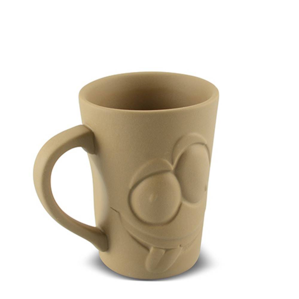 Caneca 70Ml Zé Lelé Cerâmica Ocre Mondoceram