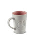 Caneca 300 Ml(Zé In Love) Branco Fosco Algodão Doce