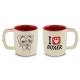 Caneca Cerâmica Pet 350Ml Mondoceram I Love My Boxer