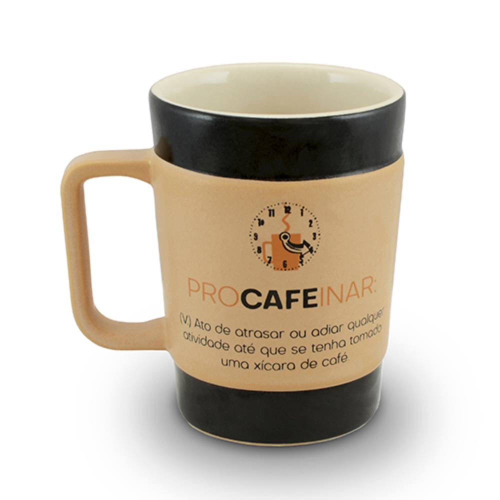 Caneca Coffee To Go-300 Ml-Pardo Fosco ( Procafeinar)