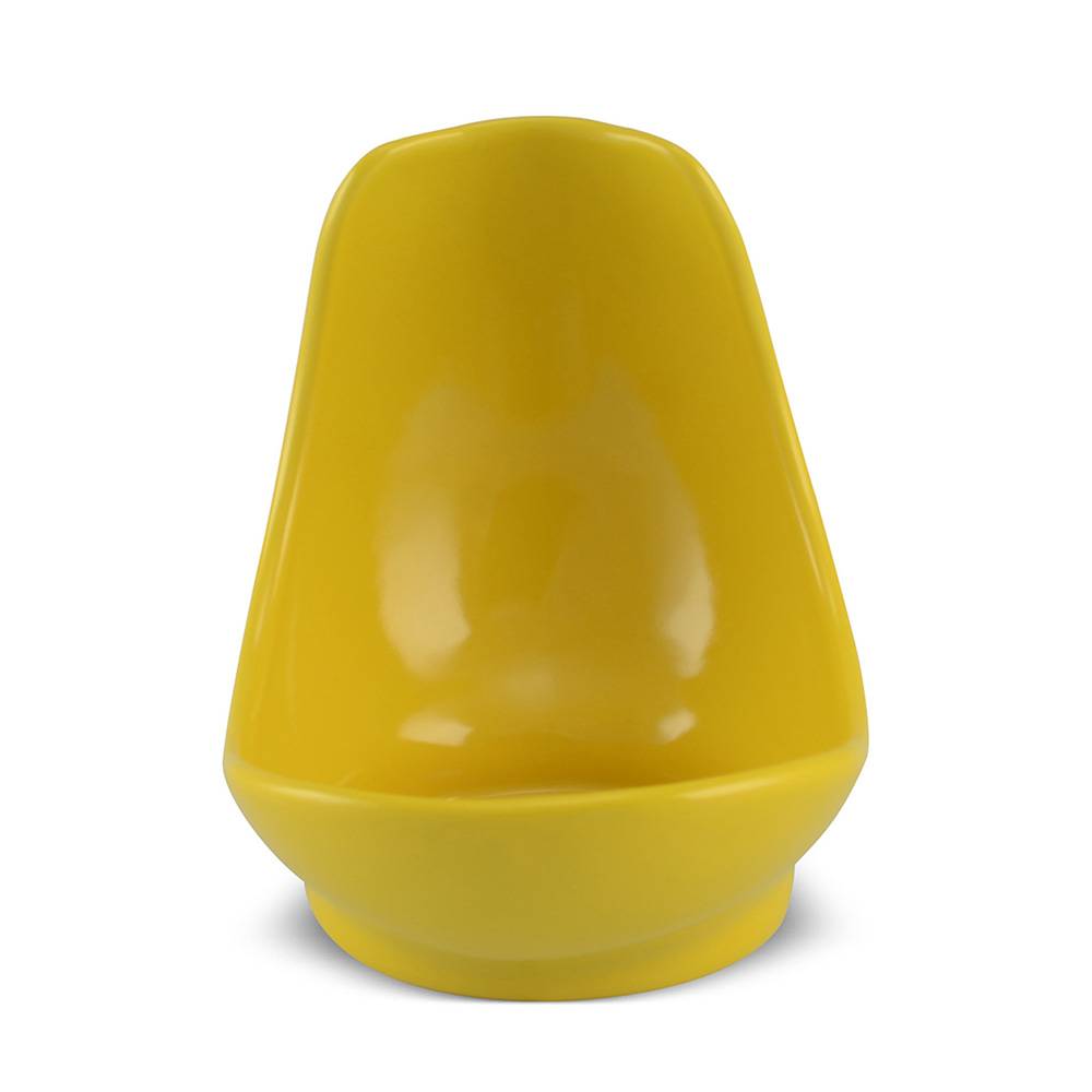 Descanso de Colher Cerâmica Spoon Holder Mondoceram Amarelo