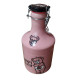 Garrafão Growler Grumpy Beer 2L com Tampa Rosa