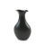 Vaso Tulipa 21 Cm de Cerâmica Ceraflame Decor Preto