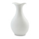 Vaso Tulipa 32 Cm de Cerâmica Ceraflame Decor Branco Fosco