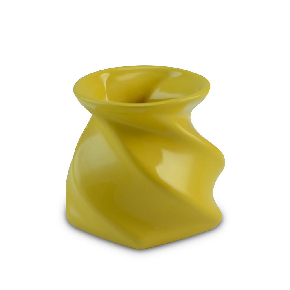 Vaso Camélia 11 Cm de Cerâmica Ceraflame Decor Amarelo