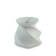 Vaso Camélia 9,5 Cm de Cerâmica Ceraflame Decor Branco Fosco