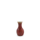 Vaso Godê 9,5 Cm de Cerâmica Ceraflame Decor Vermelho Reagente